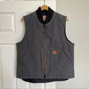 Carhartt Sandstone Vest - L - quilt lined - Gravel